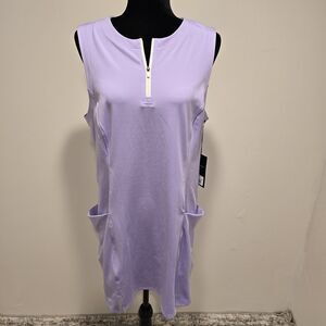 Bad Birdie Womens Tunic Performance Golf Dress Lavender Sz XL NWT Athletic READ*